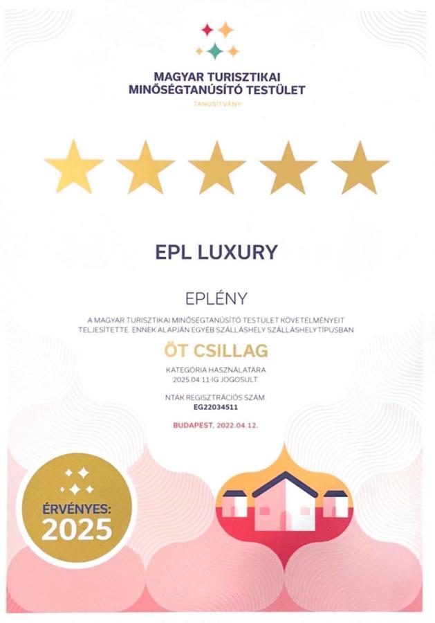 Epl Luxury Διαμέρισμα Eplény Εξωτερικό φωτογραφία